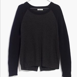 Province Cross-Back Pullover Sweater in Colorblock